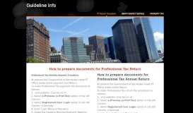 
							         PT Return Procedure: Guideline Info								  
							    