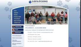 
							         PTA Information | Lopatcong School District								  
							    