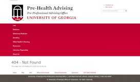 
							         PTCAS Application Walkthrough - UGA Pre-Health Advising								  
							    