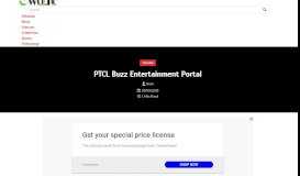 
							         PTCL Buzz Entertainment Portal | Web.pk								  
							    