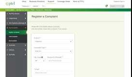 
							         PTCL-Complaint Register								  
							    