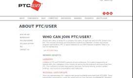 
							         PTC/USER Portal : Membership								  
							    
