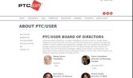 
							         PTC/USER Portal : The PTC/USER Board								  
							    