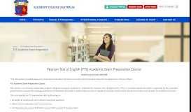 
							         PTE Academic Exam Preparation - Salisbury College Australia								  
							    