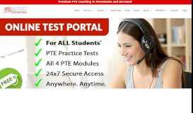 
							         PTE Practice Test. Free Online Portal. Sydney PTE Institute.								  
							    