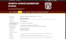 
							         PTG Events - Seventh Avenue Elementary School								  
							    