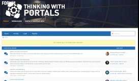 
							         [PTI] XXX | View Topic | ThinkingWithPortals.com | Portal 2 ...								  
							    