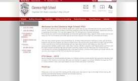 
							         PTO / Home - Clarence Central School District								  
							    