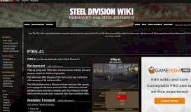 
							         PTRS-41 - Steel Division Wiki - Gamepedia								  
							    