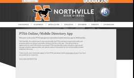 
							         PTSA Online/Mobile Directory App - Northville High School								  
							    