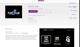 
							         Pub-D-Hub | Roku Channel Store | Roku								  
							    