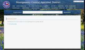 
							         Public Access > Map Info > GIS Data - Montgomery County Appraisal ...								  
							    