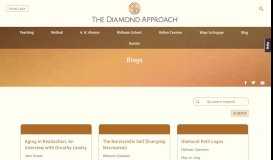 
							         Public Blog List | Ridhwan - Diamond Approach								  
							    