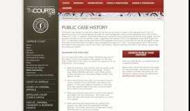 
							         Public Case History | Tennessee Administrative Office of the Courts								  
							    