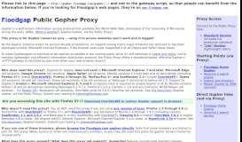 
							         Public Gopher Proxy @ Floodgap.com: Access Gopher Sites from ...								  
							    