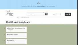 
							         Public health and self care | Bracknell Forest Borough Council								  
							    