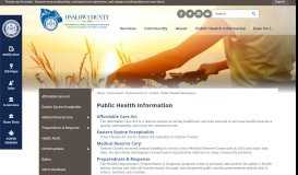 
							         Public Health Information | Onslow County, NC								  
							    