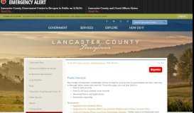 
							         Public Records | Lancaster County, PA - Official Website								  
							    