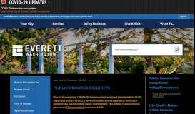 
							         Public Records Requests | Everett, WA - Official Website								  
							    