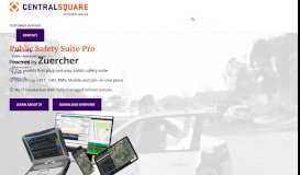 
							         Public Safety - Suite Pro (Zuercher) - CentralSquare								  
							    