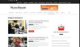 
							         Public Schools - Detroit and Ann Arbor Metro Parent								  
							    