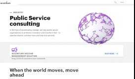 
							         Public Sector Consulting Services | Accenture								  
							    