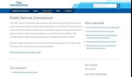 
							         Public Service Commission - Government of Nova Scotia								  
							    