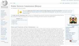 
							         Public Service Commission (Kenya) - Wikipedia								  
							    