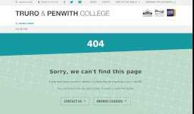 
							         Public Services - Truro and Penwith College								  
							    