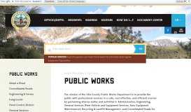 
							         Public Works Division - Gila County								  
							    