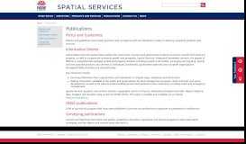 
							         Publications - Spatial Services								  
							    