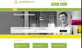 
							         Publicjobs.ie | Ireland's Premier Public Sector Recruitment Website								  
							    