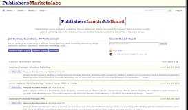 
							         Publishers Lunch Job Board: Sales Associate - Penguin Young ...								  
							    