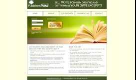 
							         Publishers Portal								  
							    