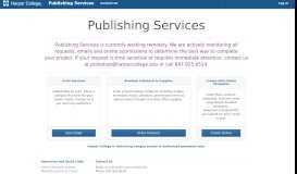 
							         Publishing Services - Harper College								  
							    
