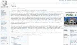 
							         Publix - Wikipedia								  
							    