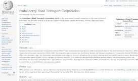 
							         Puducherry Road Transport Corporation - Wikipedia								  
							    