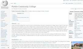 
							         Pueblo Community College - Wikipedia								  
							    