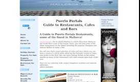 
							         Puerto Portals Guide to Restaurants, Cafes and Bars - Mallorca-Now								  
							    