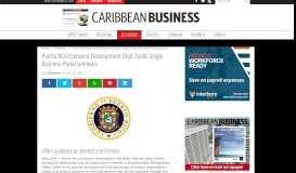 
							         Puerto Rico Economic Development Dept. holds Single Business ...								  
							    