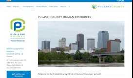 
							         Pulaski County Human Resources | Pulaski Co Arkansas								  
							    