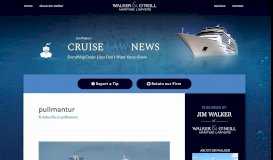 
							         pullmantur | Cruise Law News								  
							    