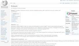 
							         Pulsant - Wikipedia								  
							    