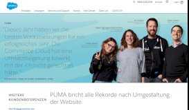 
							         Puma führt einheitliches Handelserlebnis ein - Salesforce Deutschland								  
							    