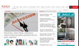 
							         Punch Newspapers – The most widely read newspaper in Nigeria								  
							    