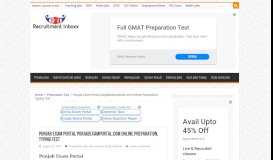 
							         Punjab Exam Portal punjabexamportal.com Online Preparation ...								  
							    