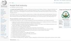 
							         Punjab Food Authority - Wikipedia								  
							    