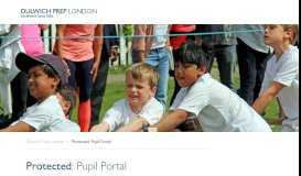 
							         Pupil Portal - Dulwich Prep London								  
							    