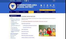 
							         Pupil Services / Student Registration - Downingtown Area School District								  
							    