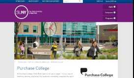 
							         Purchase College - SUNY								  
							    